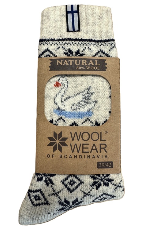 Slidstærke uldsokker fra WOOLWEAR of Scandinavia i 80% uld