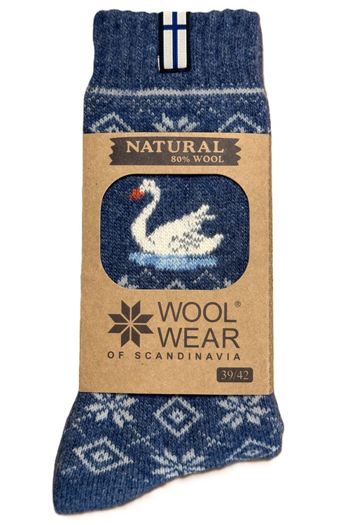 Bløde uldsokker fra WOOLWEAR of Scandinavia i 80% uld