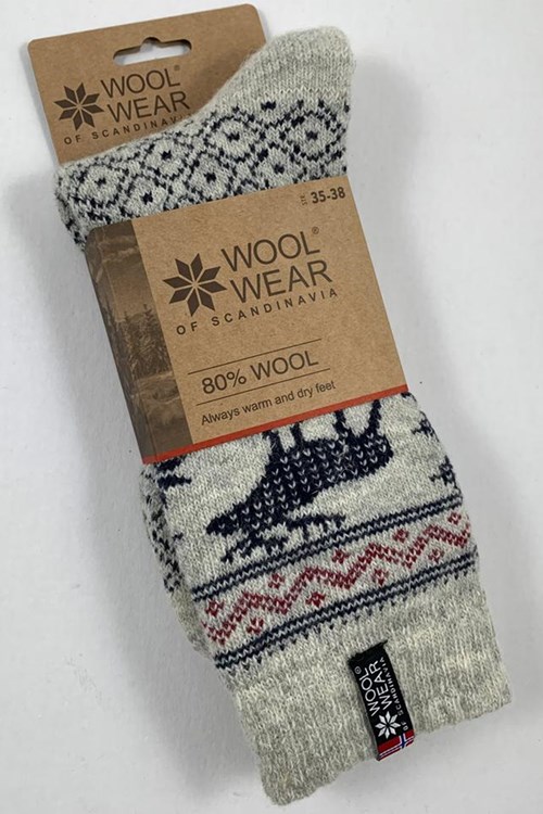 WOOLWEAR of Scandinavian kvalitets ragsokker 80% uld