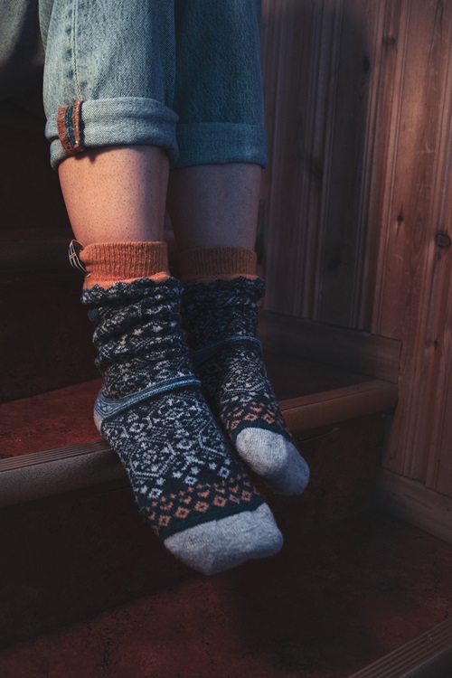 varme uldsokker af 70% uld fra WOOLWEAR of Scandinavia