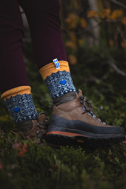 Ragsokker fra WOOLWEAR of Scandinavia af 70% uld