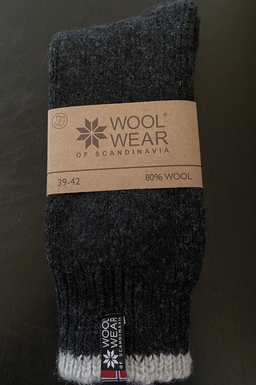Kraftige ESKIMO ragsokker af 80% uld fra WOOLWEAR of Scandinavia